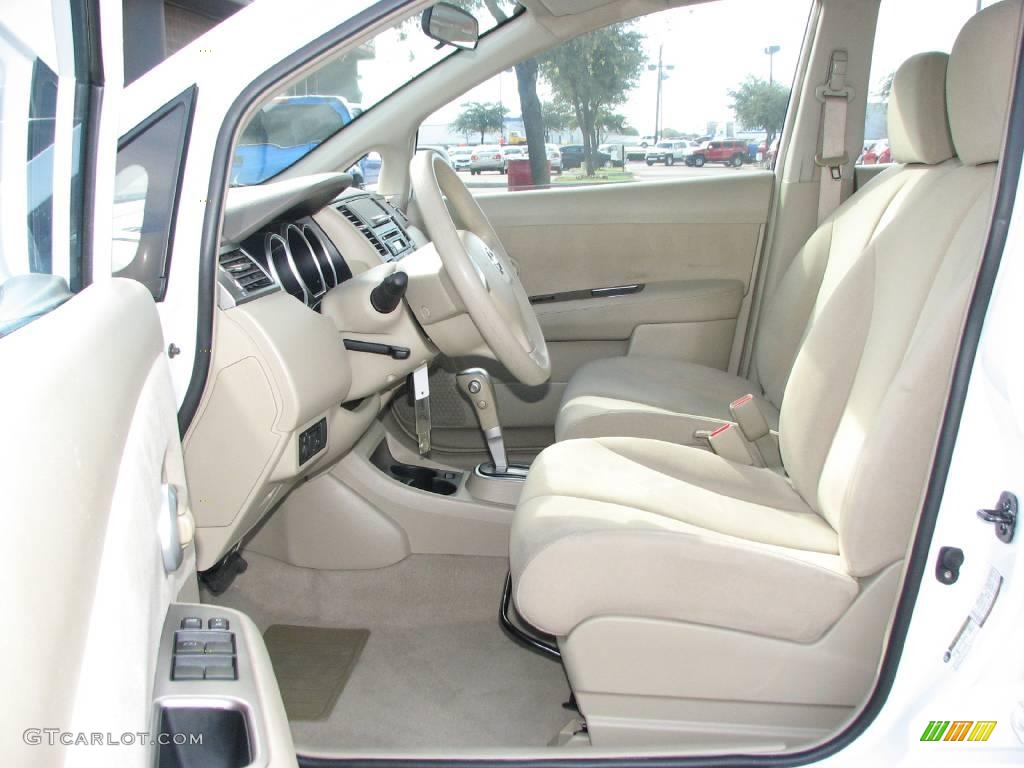 2007 Versa S - Fresh Powder / Beige photo #8