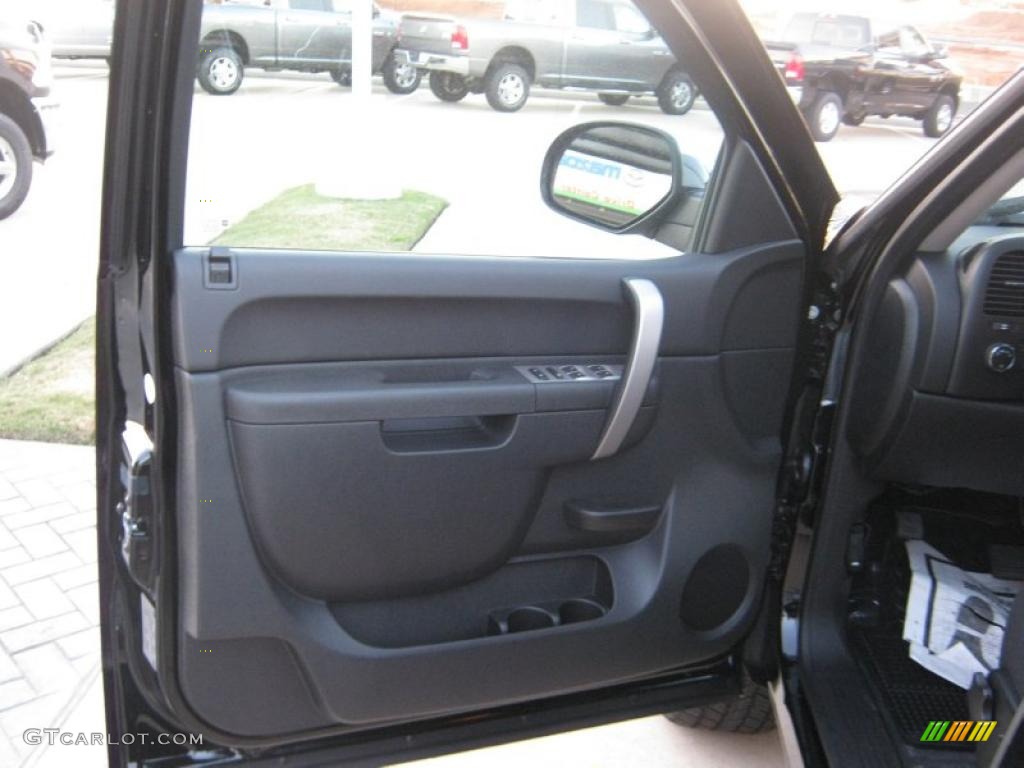 2011 Sierra 1500 SLE Extended Cab - Onyx Black / Ebony photo #16