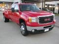 Fire Red 2011 GMC Sierra 3500HD SLT Crew Cab 4x4 Dually Exterior