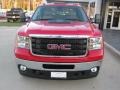 2011 Fire Red GMC Sierra 3500HD SLT Crew Cab 4x4 Dually  photo #8