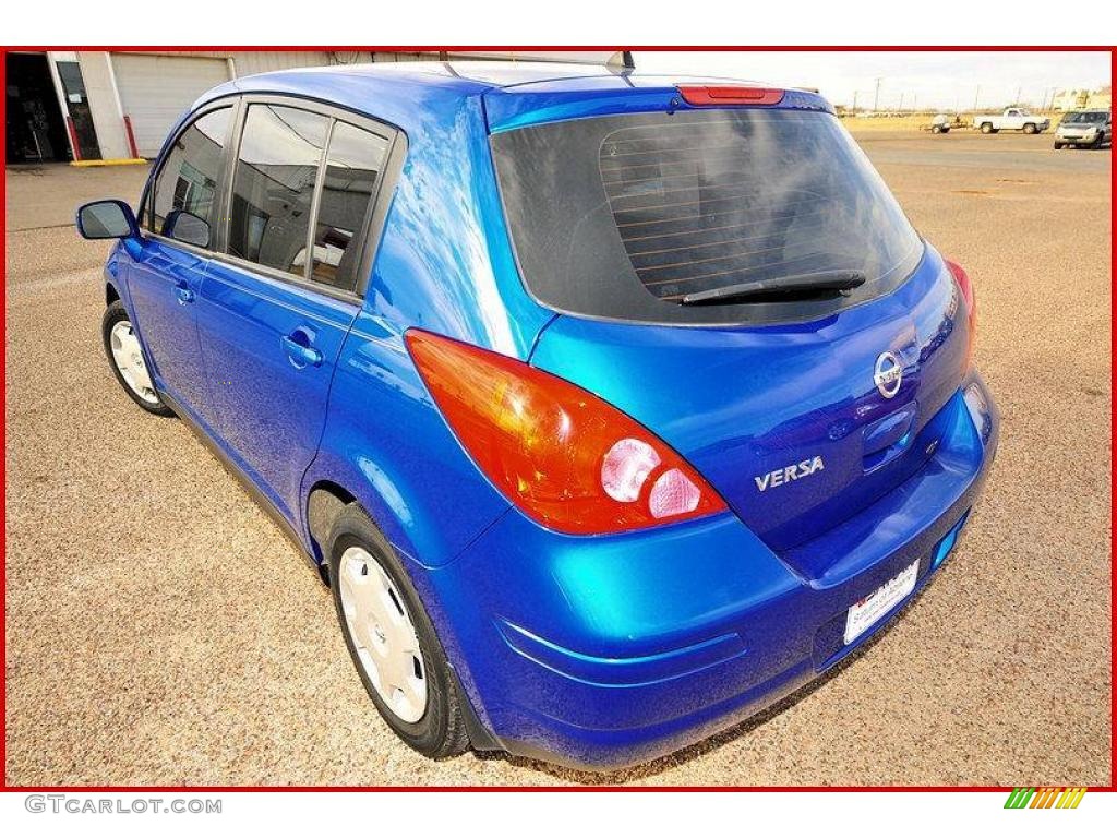 2007 Versa S - Sapphire Blue Metallic / Charcoal photo #3