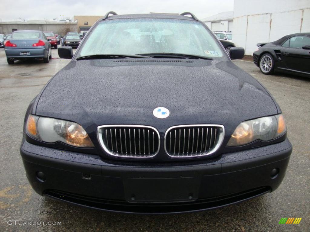 2002 3 Series 325xi Wagon - Orient Blue Metallic / Beige photo #3