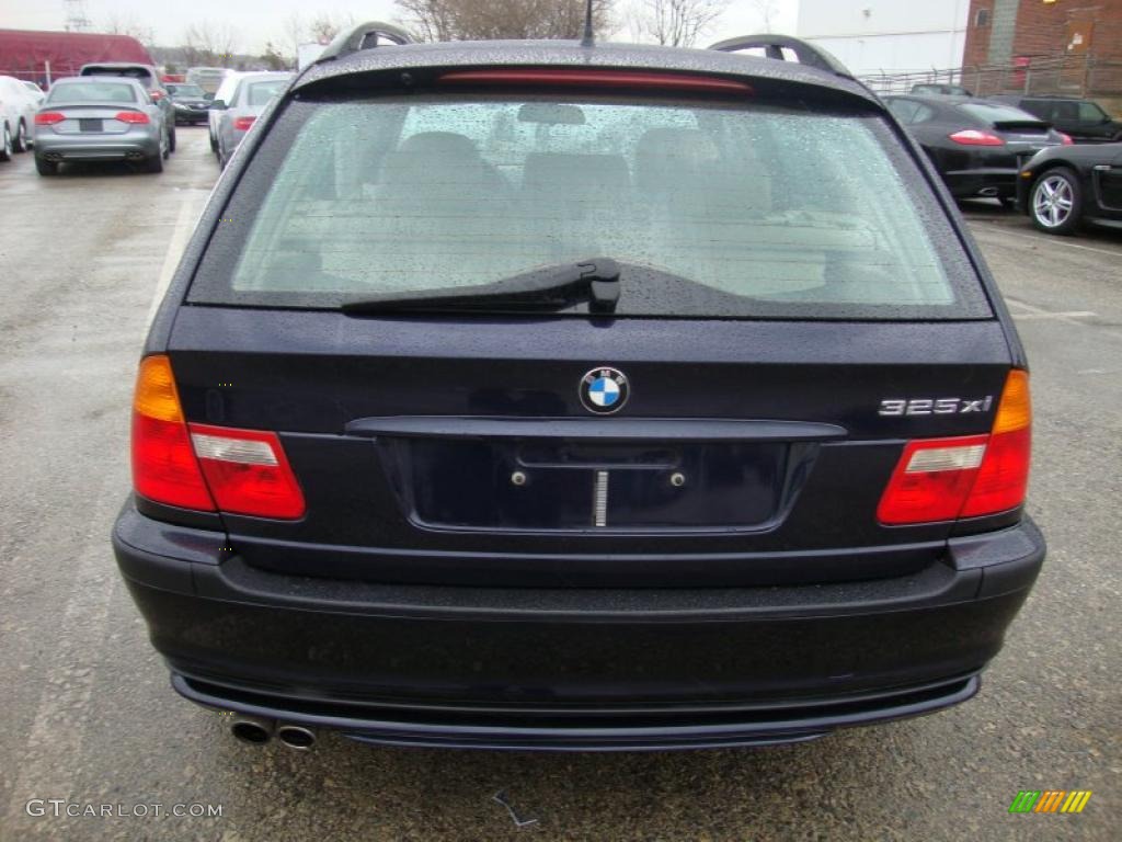 2002 3 Series 325xi Wagon - Orient Blue Metallic / Beige photo #9