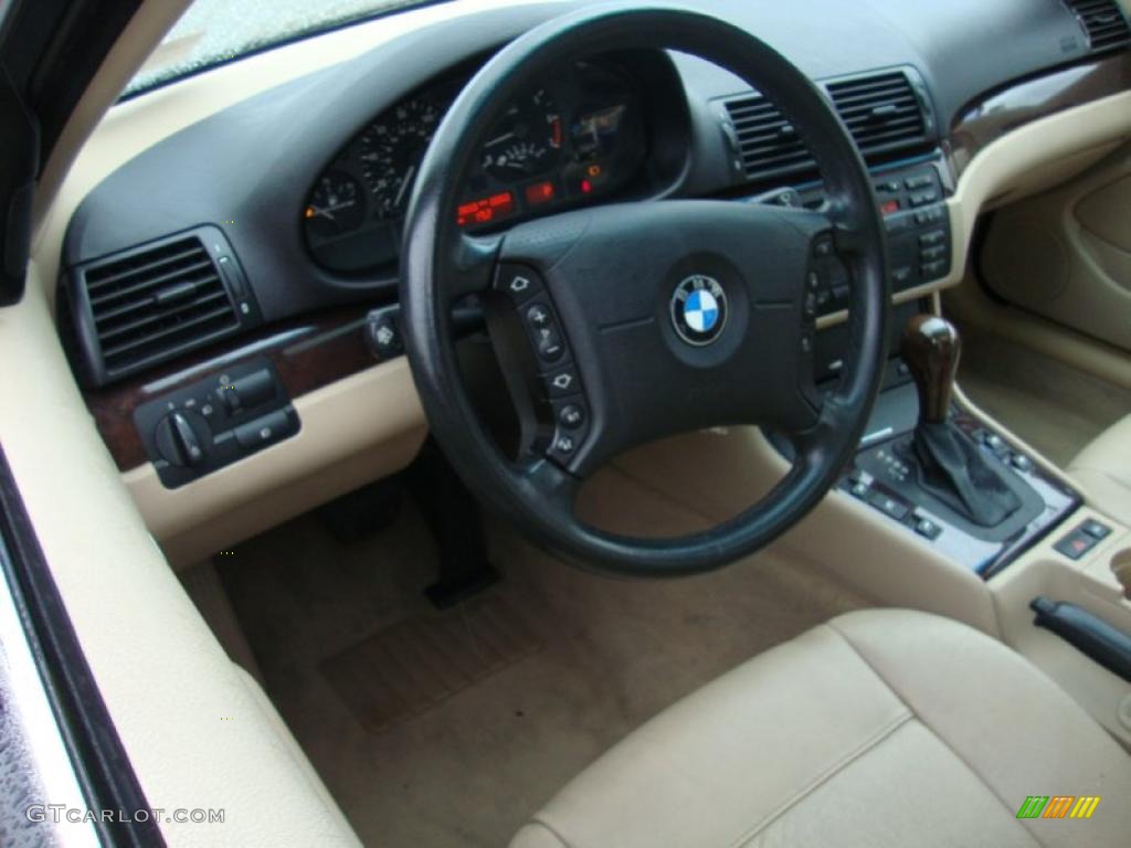 2002 3 Series 325xi Wagon - Orient Blue Metallic / Beige photo #12
