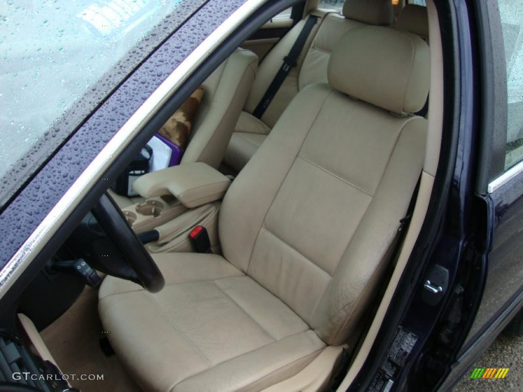 2002 3 Series 325xi Wagon - Orient Blue Metallic / Beige photo #17