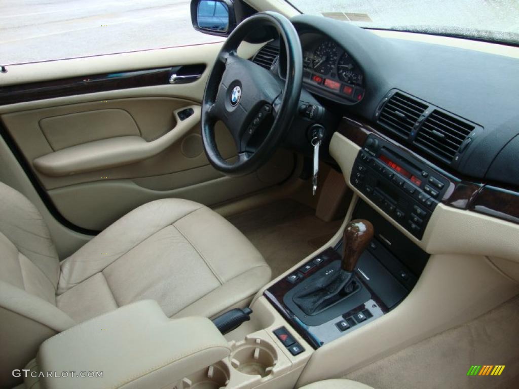 2002 3 Series 325xi Wagon - Orient Blue Metallic / Beige photo #19