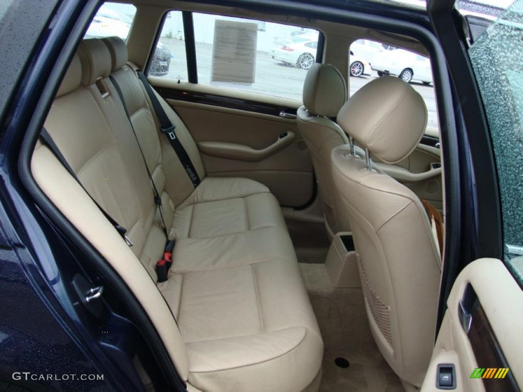 2002 3 Series 325xi Wagon - Orient Blue Metallic / Beige photo #24
