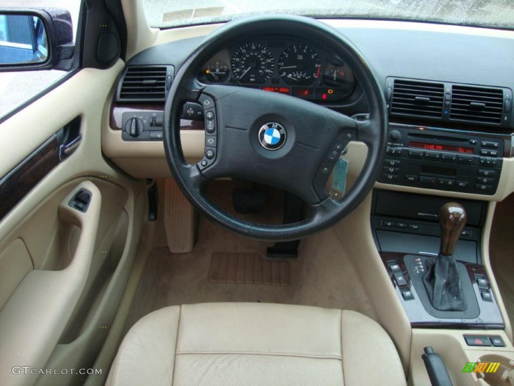 2002 3 Series 325xi Wagon - Orient Blue Metallic / Beige photo #30