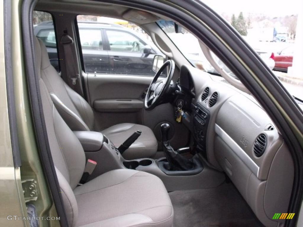 2002 Liberty Renegade 4x4 - Cactus Green Metallic / Taupe photo #19