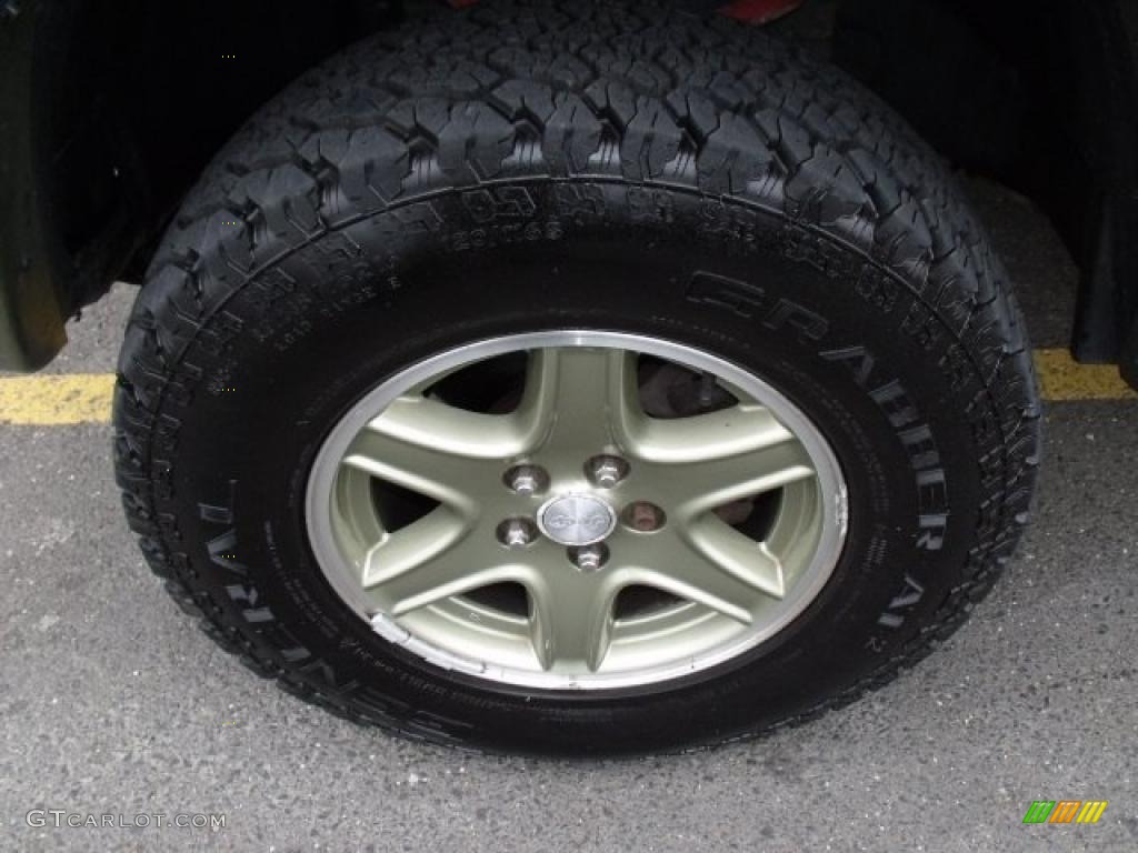 2002 Liberty Renegade 4x4 - Cactus Green Metallic / Taupe photo #24