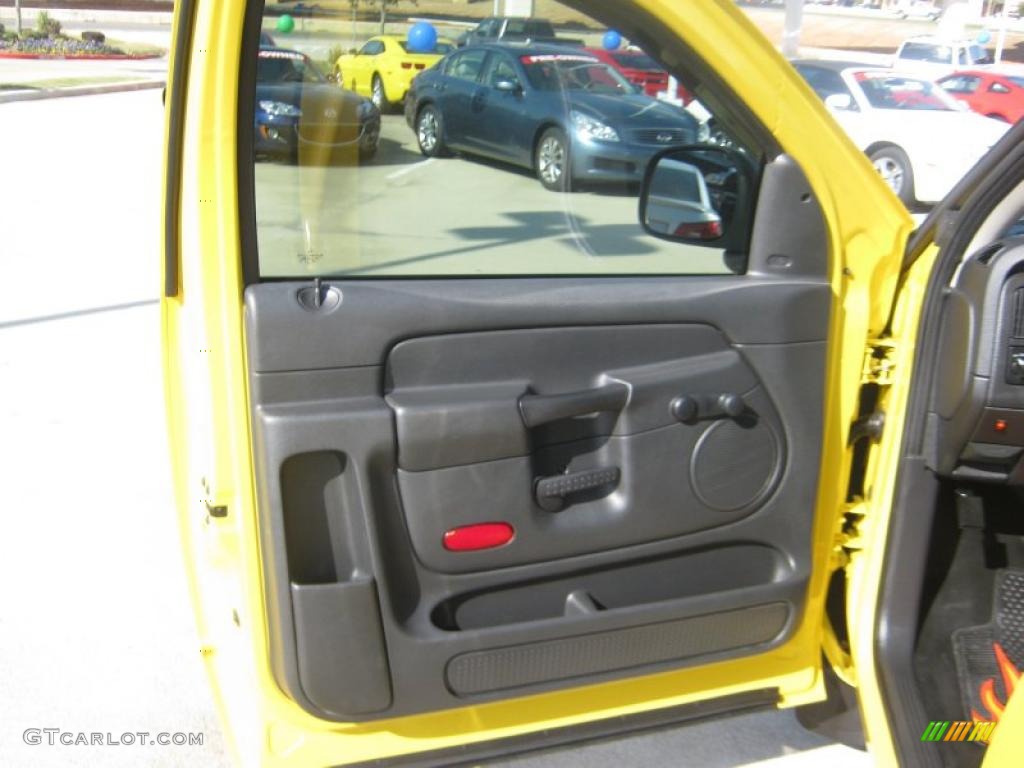 2004 Ram 1500 ST Regular Cab - Solar Yellow / Dark Slate Gray photo #14