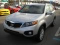 2011 Bright Silver Kia Sorento LX V6 AWD  photo #14