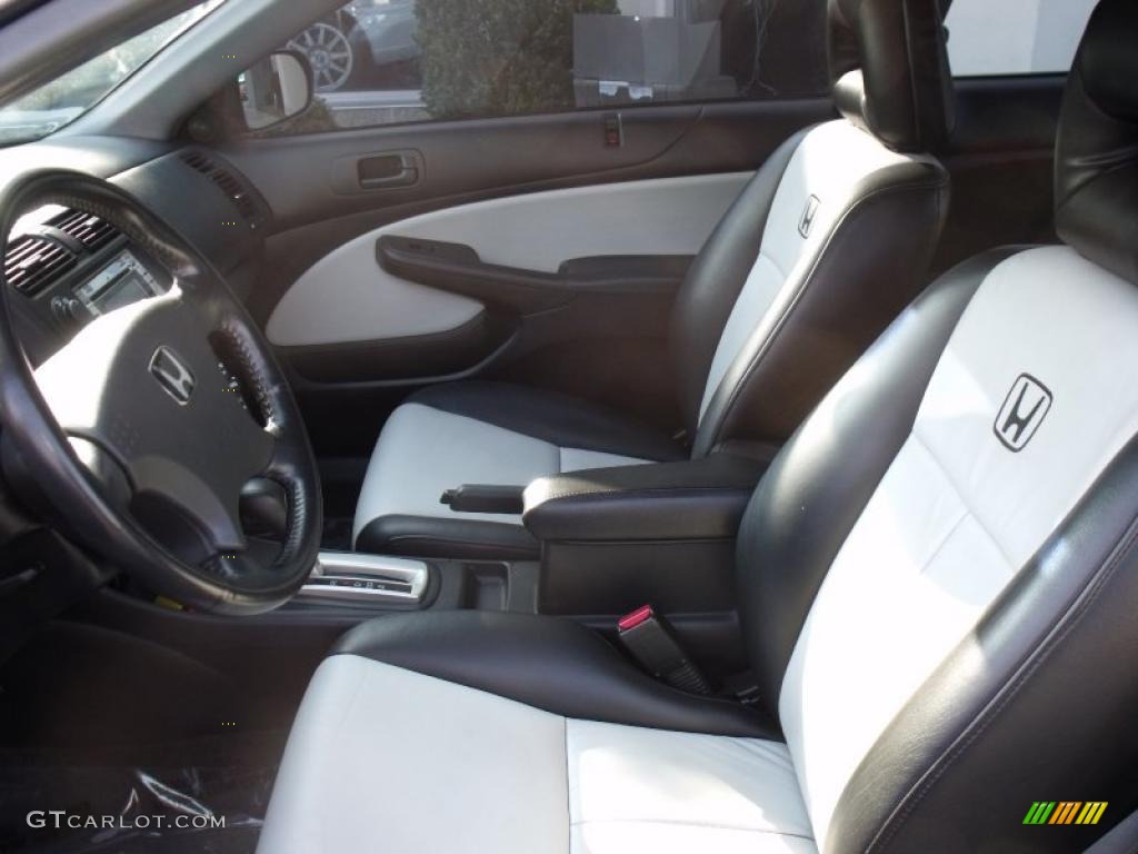 Black Interior 2005 Honda Civic EX Coupe Photo #40781507