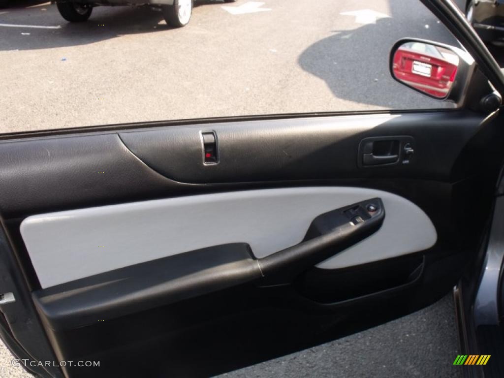 2005 Honda Civic EX Coupe Black Door Panel Photo #40781575