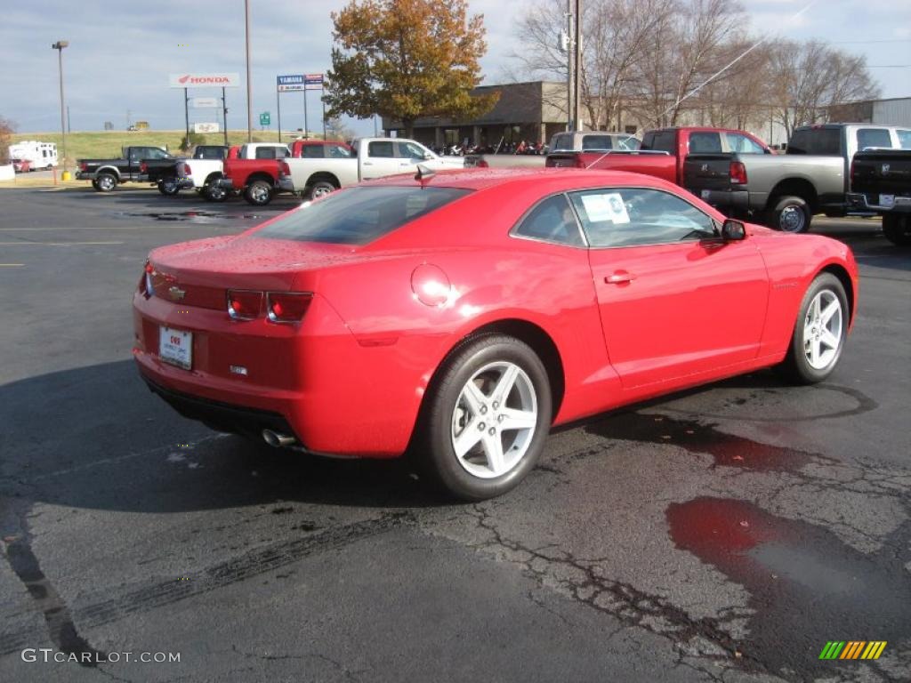 2011 Camaro LT Coupe - Victory Red / Gray photo #4