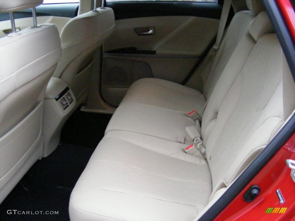 Ivory Interior 2010 Toyota Venza I4 Photo #40783243