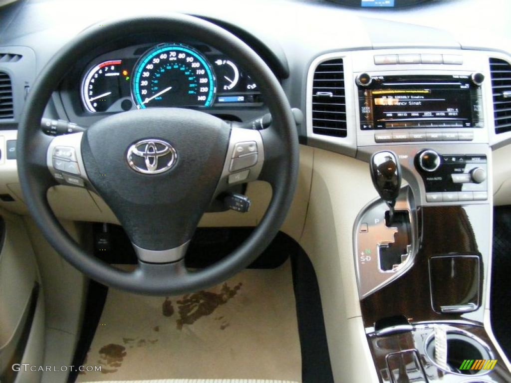 2010 Toyota Venza I4 Ivory Dashboard Photo #40783259
