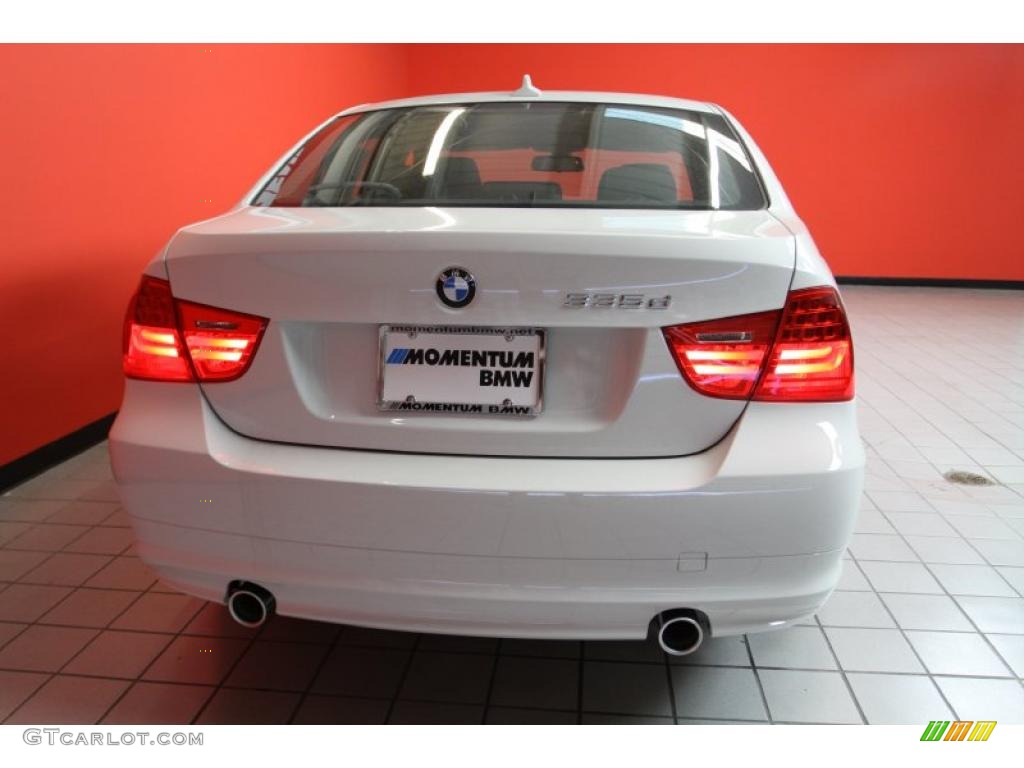 2011 3 Series 335d Sedan - Alpine White / Black photo #2