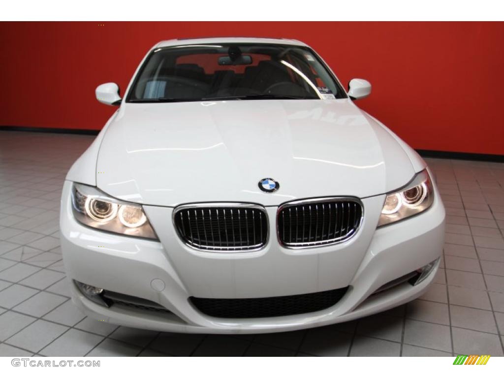 2011 3 Series 335d Sedan - Alpine White / Black photo #3