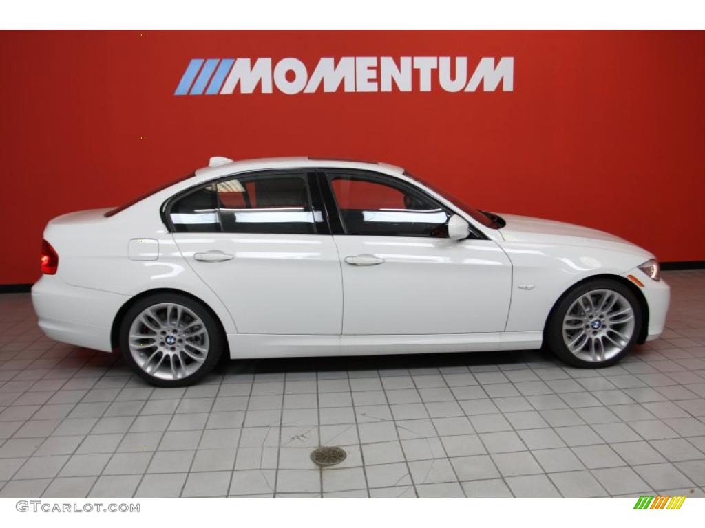 2011 3 Series 335d Sedan - Alpine White / Black photo #4