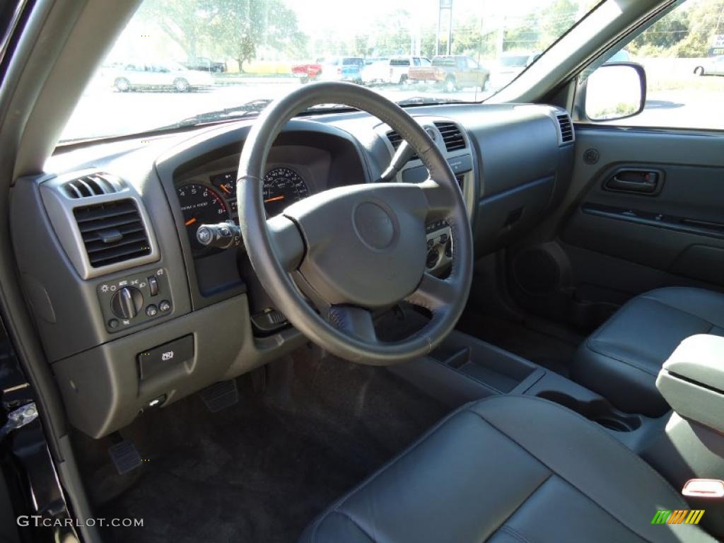 Very Dark Pewter Interior 2006 Chevrolet Colorado LT Crew Cab Photo #40785479