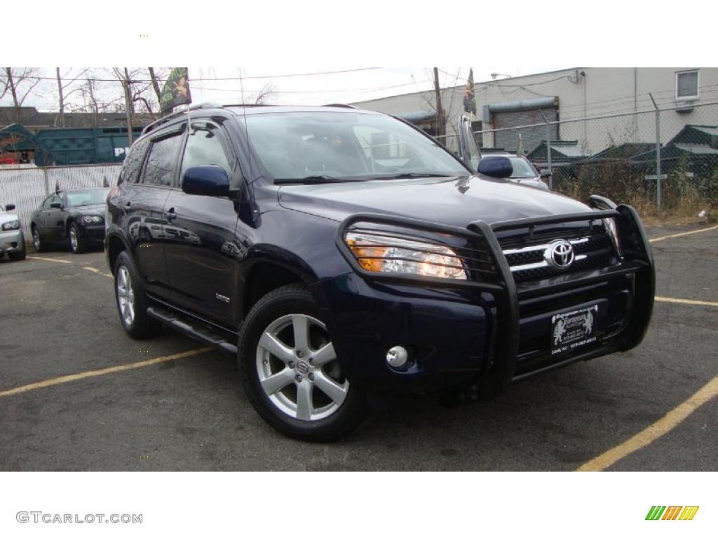 2007 RAV4 Limited 4WD - Nautical Blue Metallic / Taupe photo #2