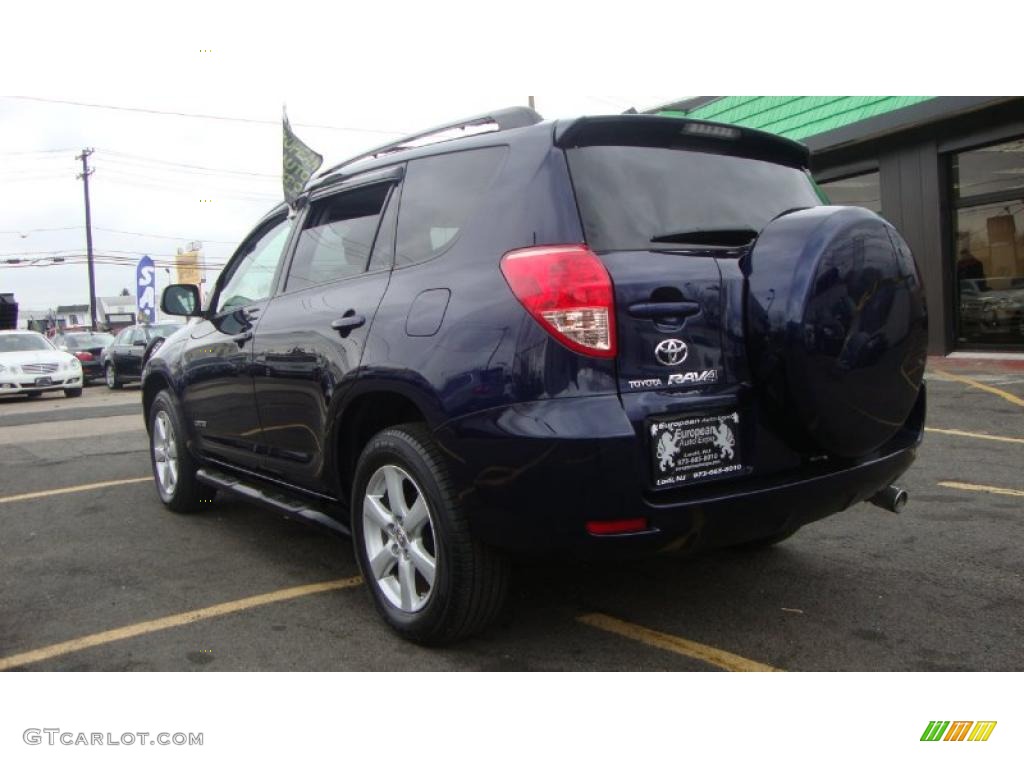 2007 RAV4 Limited 4WD - Nautical Blue Metallic / Taupe photo #4