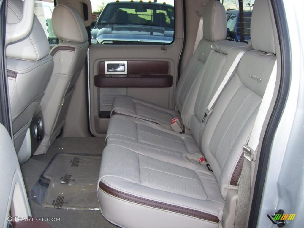 2010 F150 Platinum SuperCrew 4x4 - Ingot Silver Metallic / Medium Stone Leather/Sienna Brown photo #18