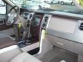 2010 Ford F150 Medium Stone Leather/Sienna Brown Interior Dashboard Photo