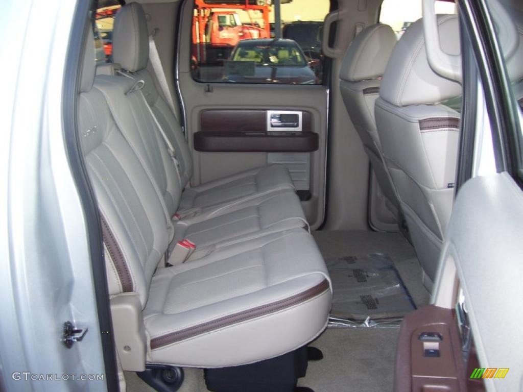 2010 F150 Platinum SuperCrew 4x4 - Ingot Silver Metallic / Medium Stone Leather/Sienna Brown photo #24