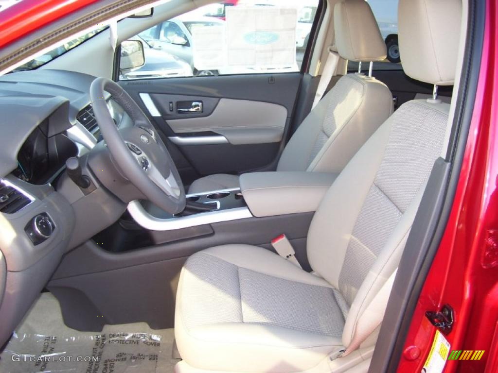 Medium Light Stone Interior 2011 Ford Edge SEL Photo #40787303