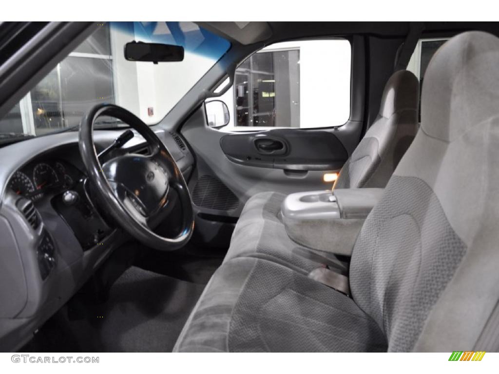 Medium Graphite Interior 1999 Ford F150 XLT Extended Cab Photo #40788567