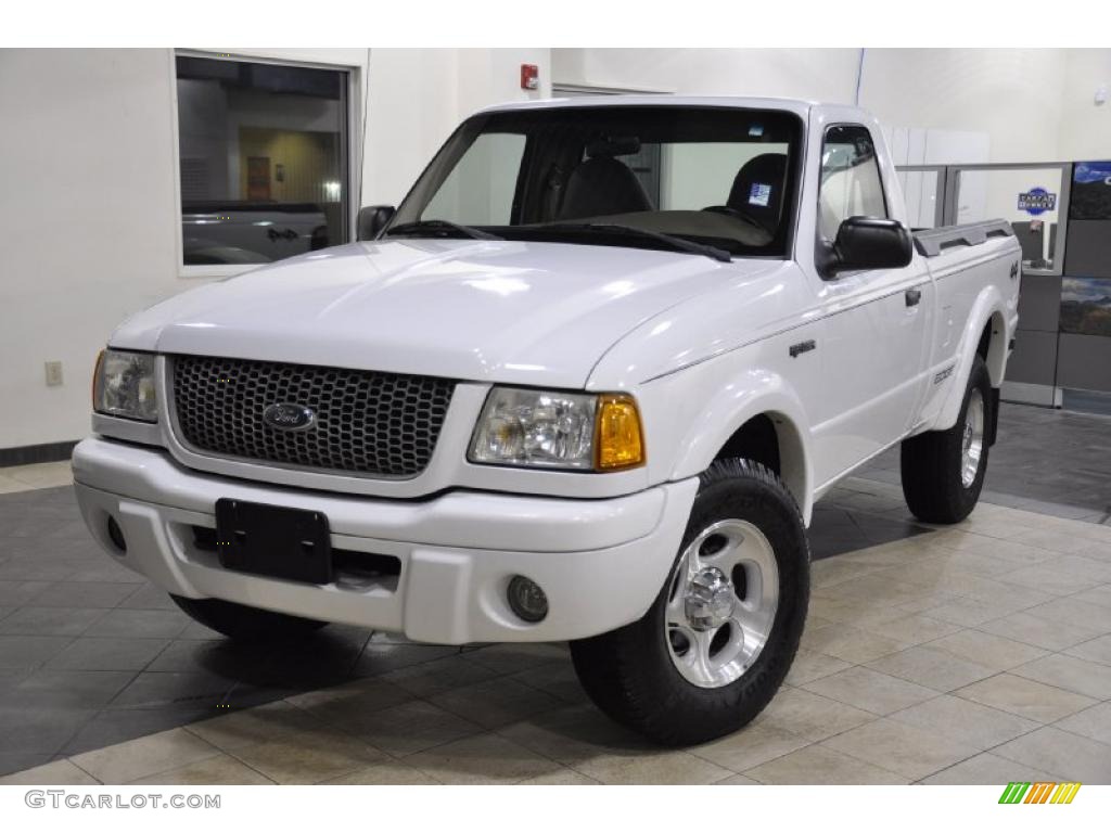 Oxford White 2002 Ford Ranger Edge Regular Cab 4x4 Exterior Photo #40788731