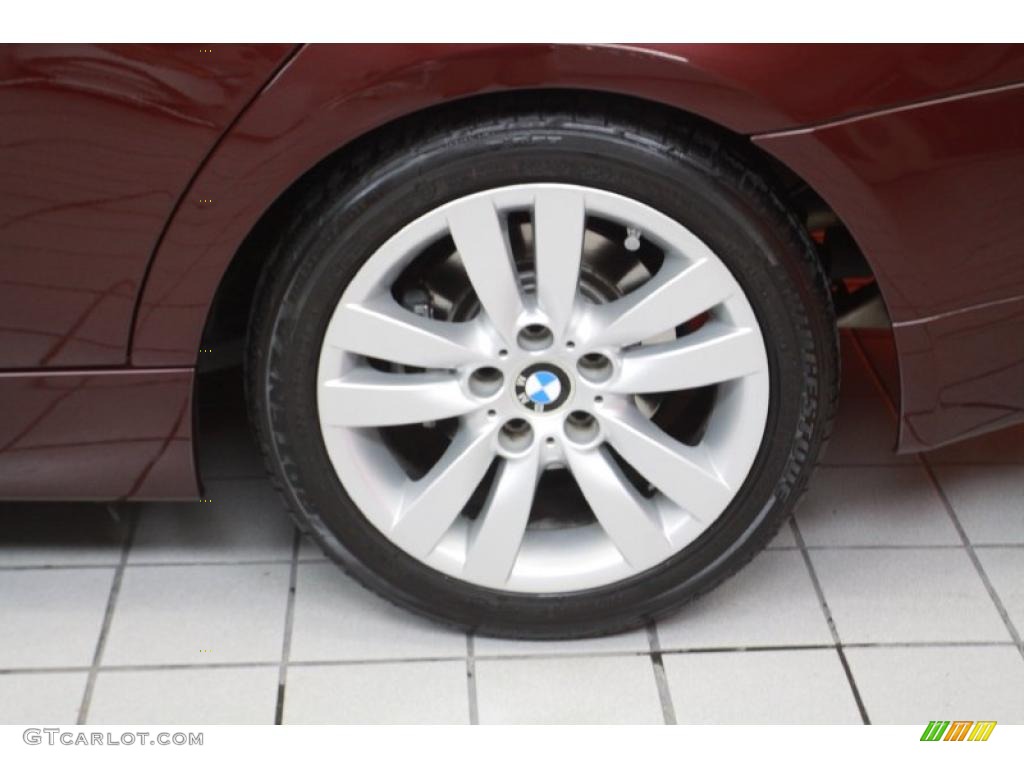 2007 3 Series 328i Sedan - Barrique Red Metallic / Beige photo #18