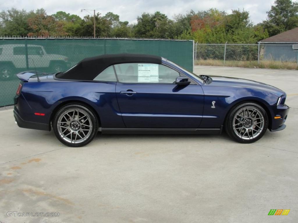 Kona Blue Metallic 2011 Ford Mustang Shelby GT500 SVT Performance Package Convertible Exterior Photo #40788991