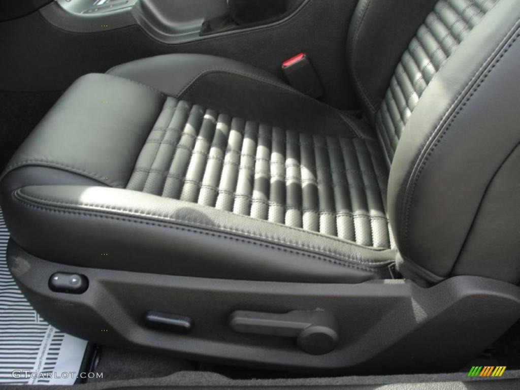 Charcoal Black/Black Interior 2011 Ford Mustang Shelby GT500 SVT Performance Package Convertible Photo #40789445