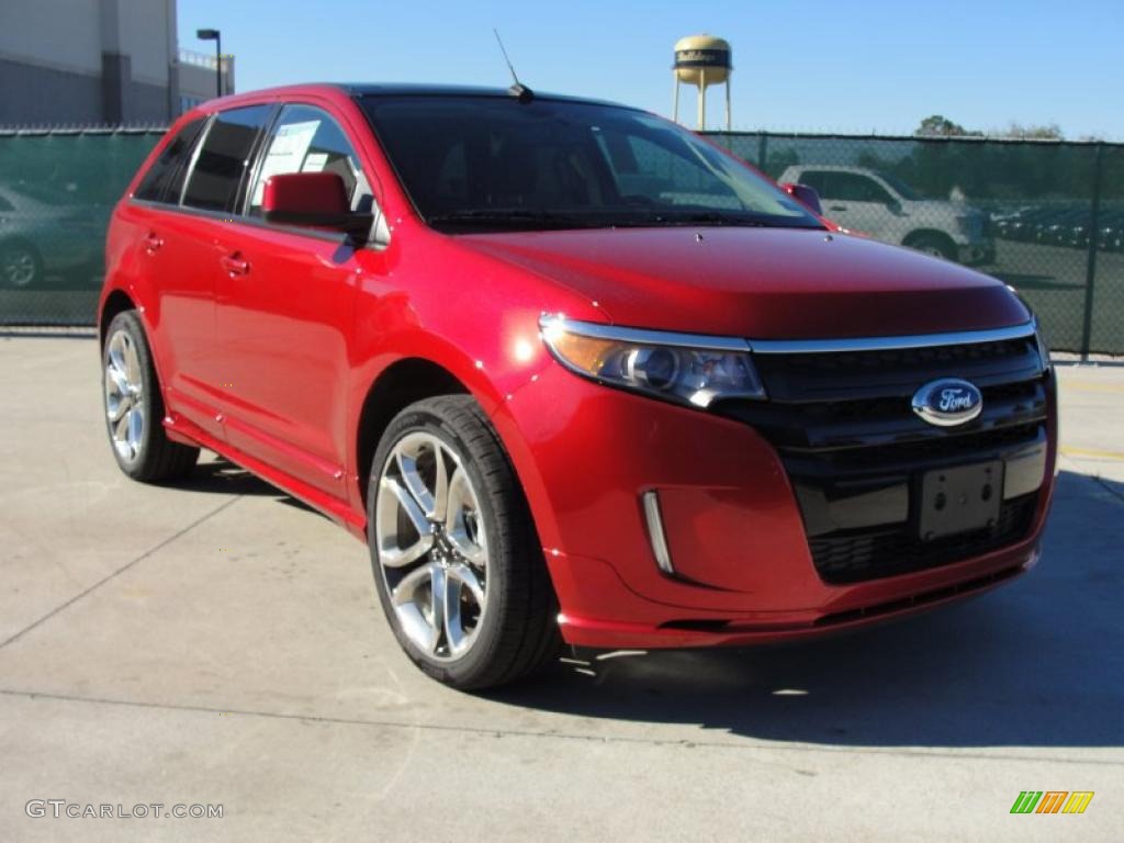 Red Candy Metallic 2011 Ford Edge Sport Exterior Photo #40789611