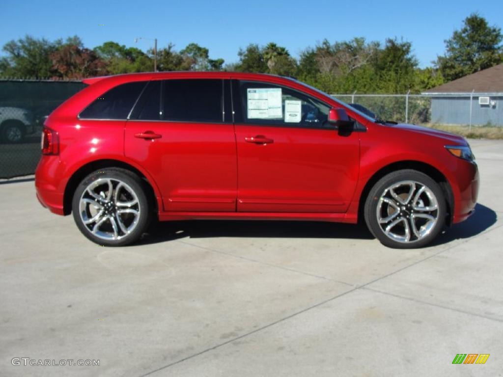 Red Candy Metallic 2011 Ford Edge Sport Exterior Photo #40789627