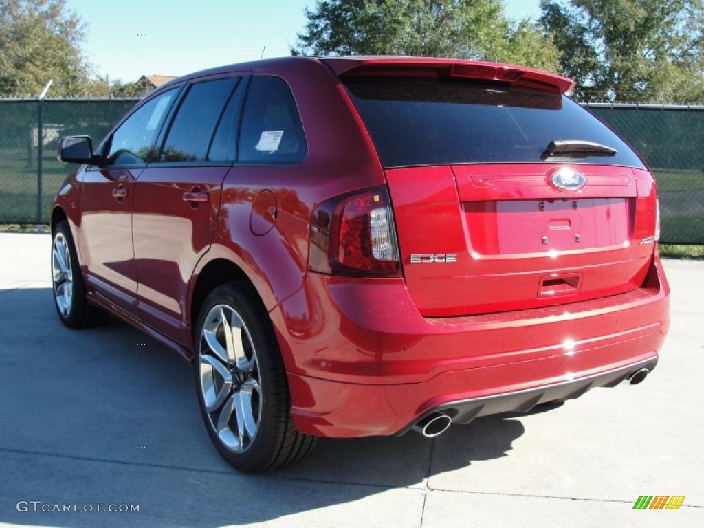 Red Candy Metallic 2011 Ford Edge Sport Exterior Photo #40789675