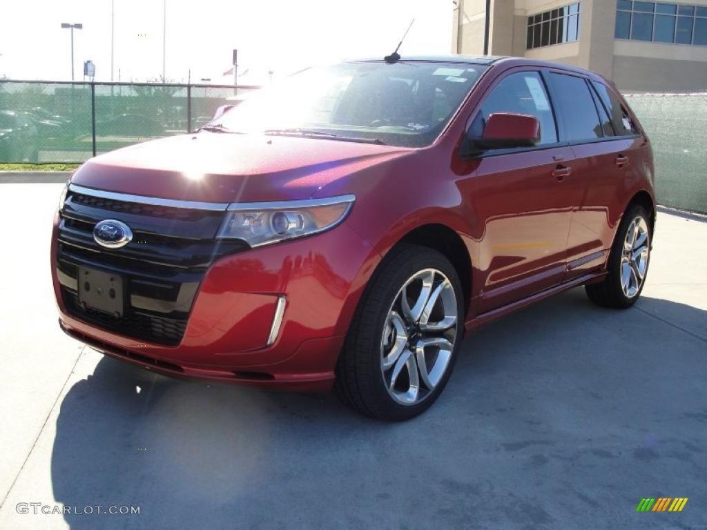 Red Candy Metallic 2011 Ford Edge Sport Exterior Photo #40789811