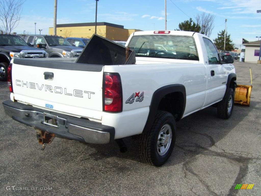 2004 Silverado 2500HD Regular Cab 4x4 - Summit White / Dark Charcoal photo #5