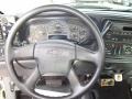 Dark Charcoal 2004 Chevrolet Silverado 2500HD Regular Cab 4x4 Steering Wheel