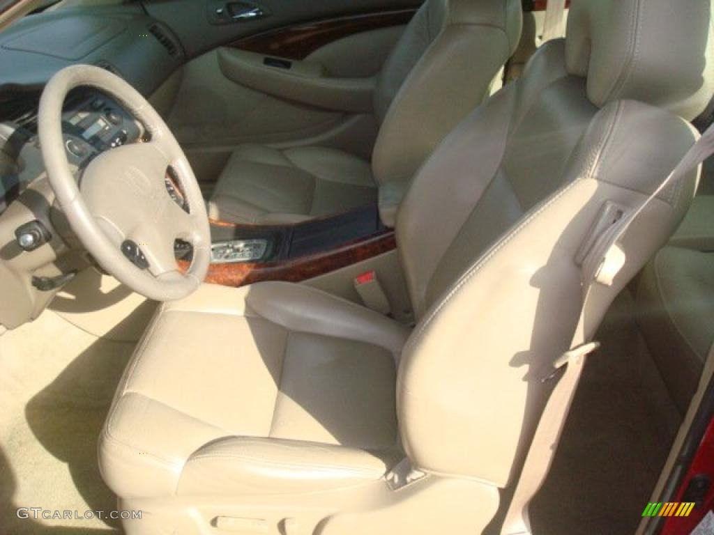Parchment Interior 2001 Acura CL 3.2 Type S Photo #40792263