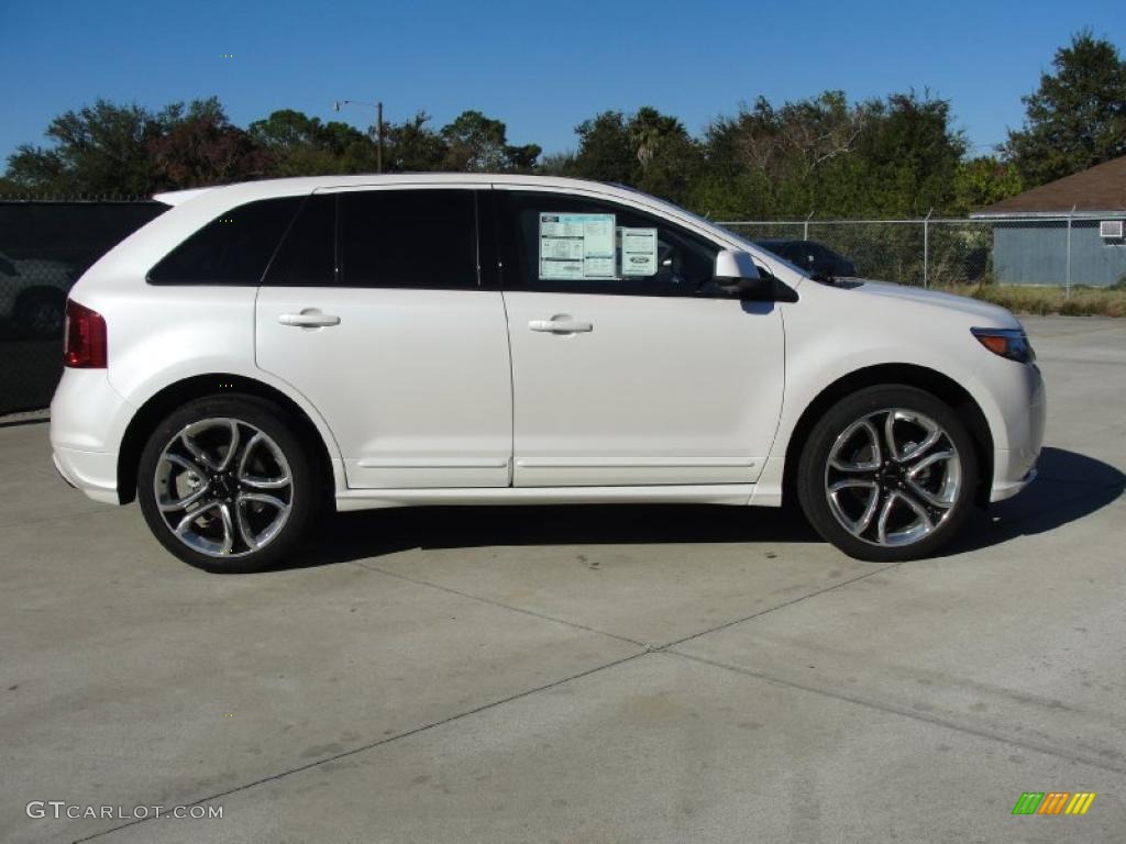 White Platinum Tri-Coat 2011 Ford Edge Sport Exterior Photo #40792371