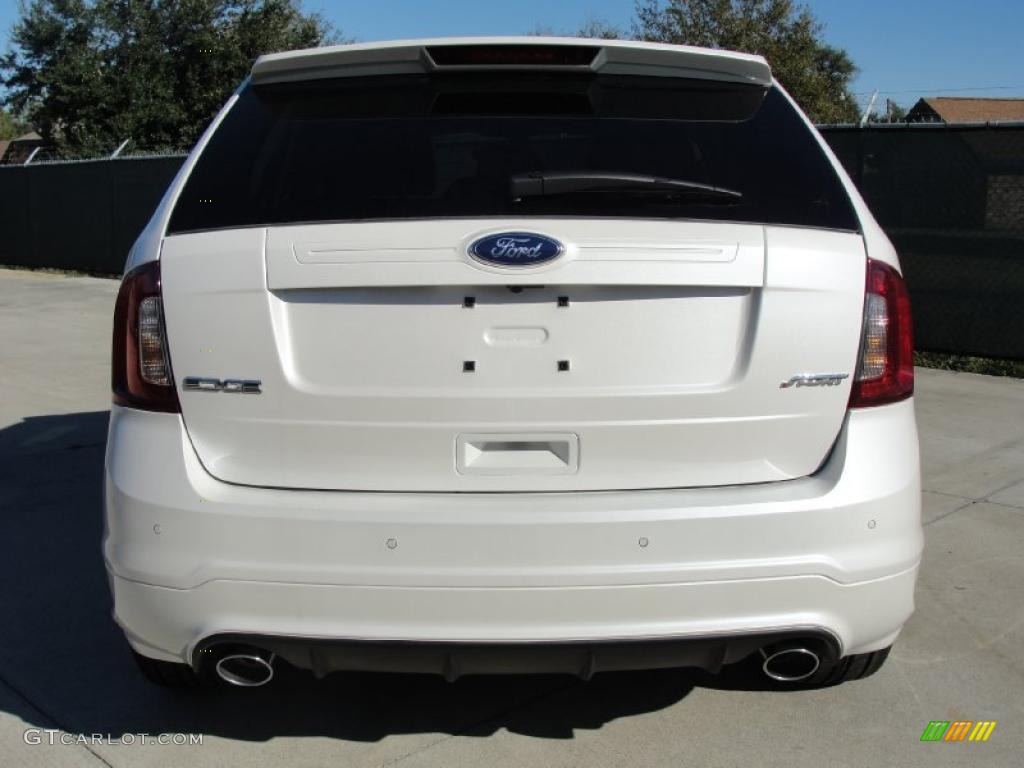 White Platinum Tri-Coat 2011 Ford Edge Sport Exterior Photo #40792399