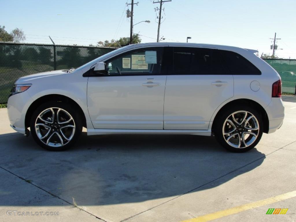 White Platinum Tri-Coat 2011 Ford Edge Sport Exterior Photo #40792431