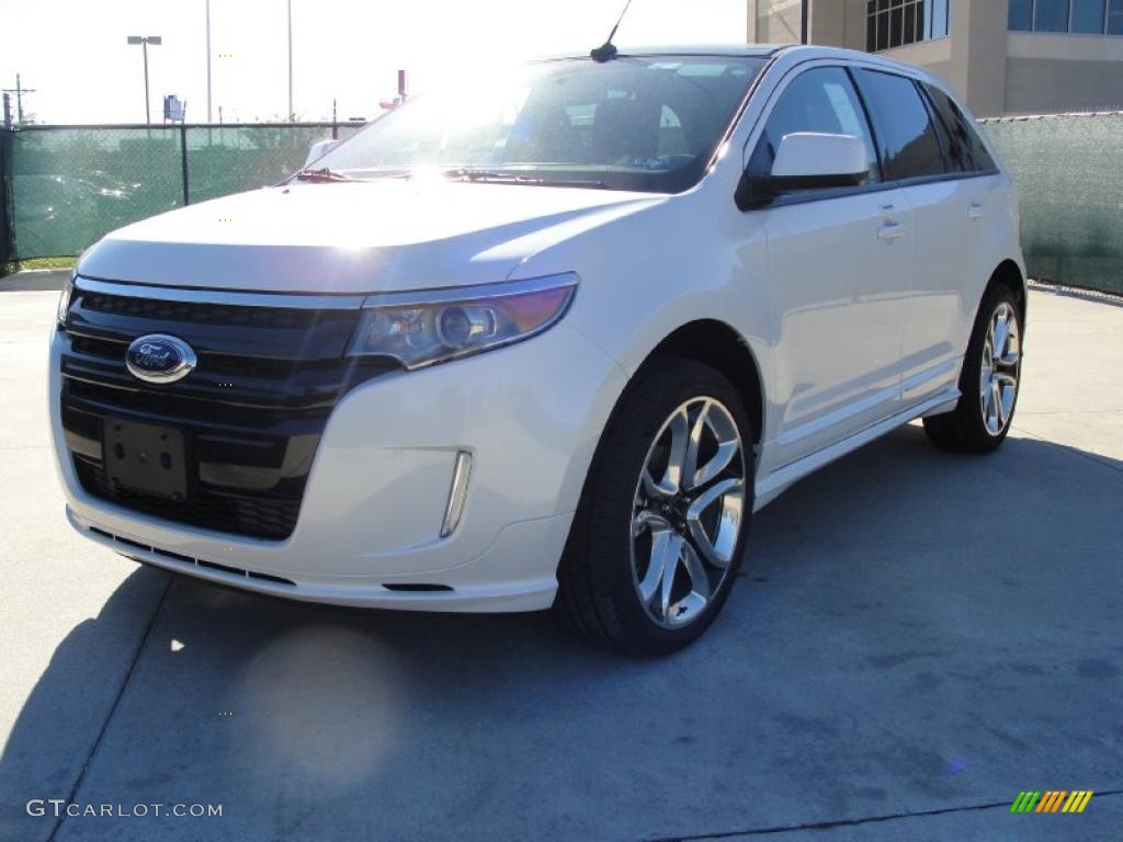 White Platinum Tri-Coat 2011 Ford Edge Sport Exterior Photo #40792447