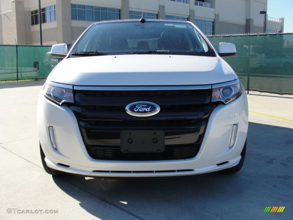 White Platinum Tri-Coat 2011 Ford Edge Sport Exterior Photo #40792463