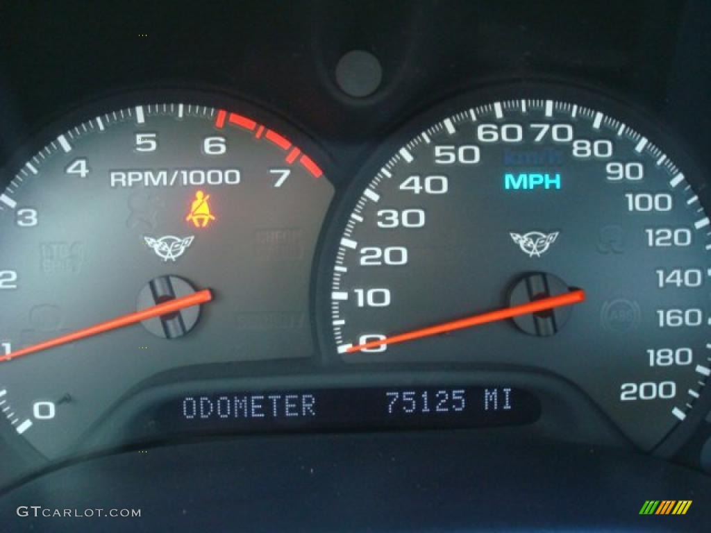 1998 Chevrolet Corvette Coupe Gauges Photo #40792927