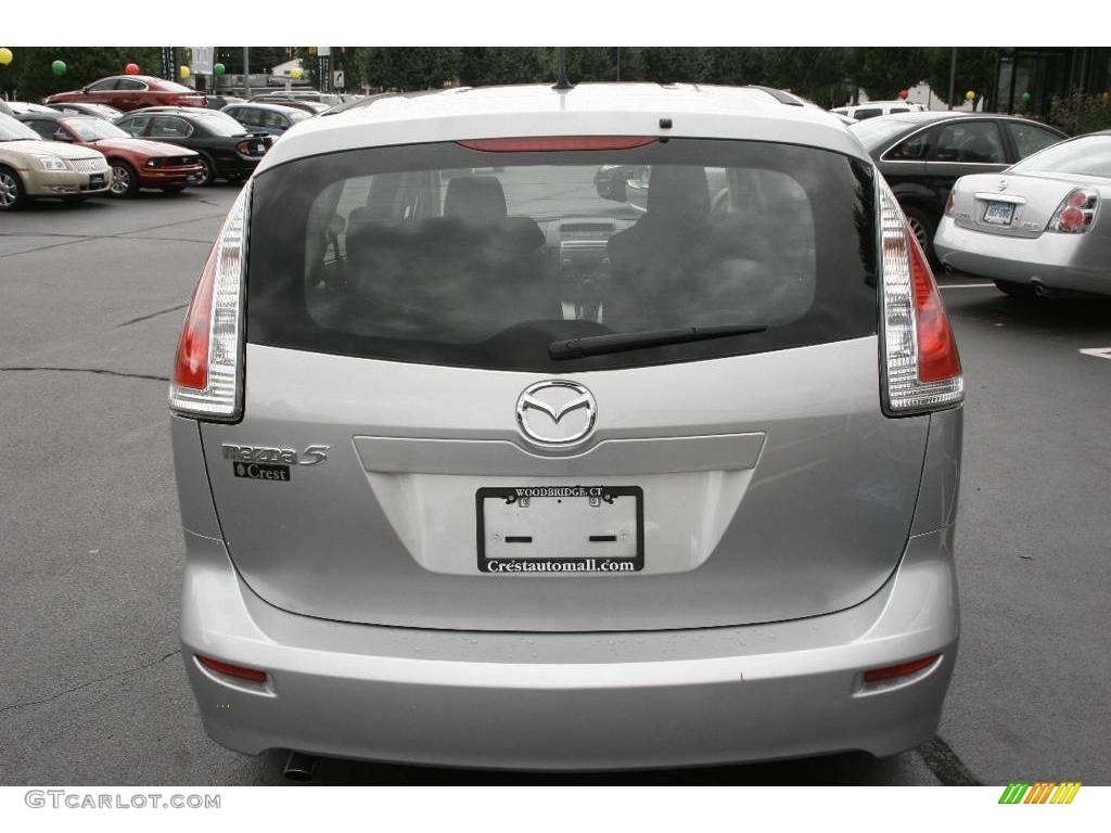 2008 MAZDA5 Sport - Sunlight Silver / Black photo #6